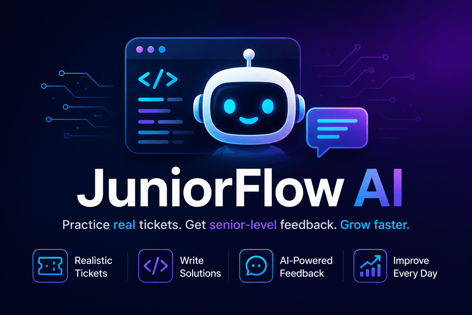 Official JuniorFlow AI logo